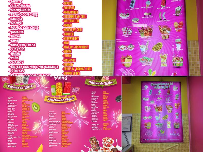 La Michoacana Plus - Glendale, AZ Menu