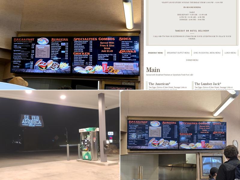 Little America Travel Center Menu