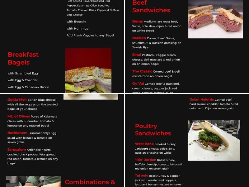 L'Chayim Delicatessen Menu