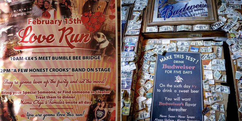 Cleator Bar and Yacht Club Menu