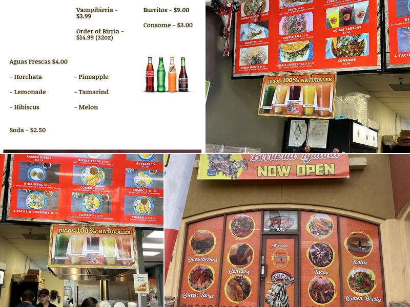 Birrieria Tijuana Menu