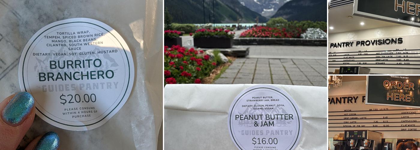 The Guide's Pantry Menu