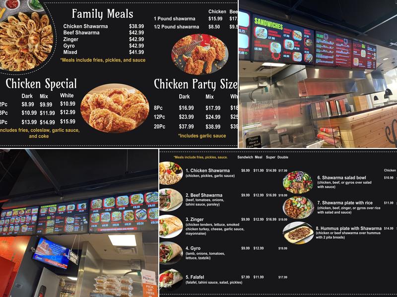 Shawarma Factory Menu