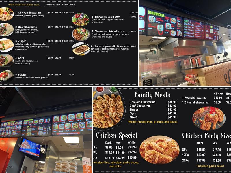 Shawarma Factory Menu