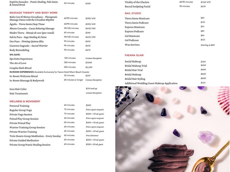 El Secreto Omakase Menu