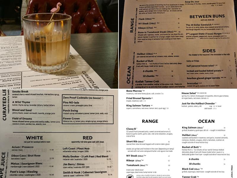 Flamingo Lounge Menu