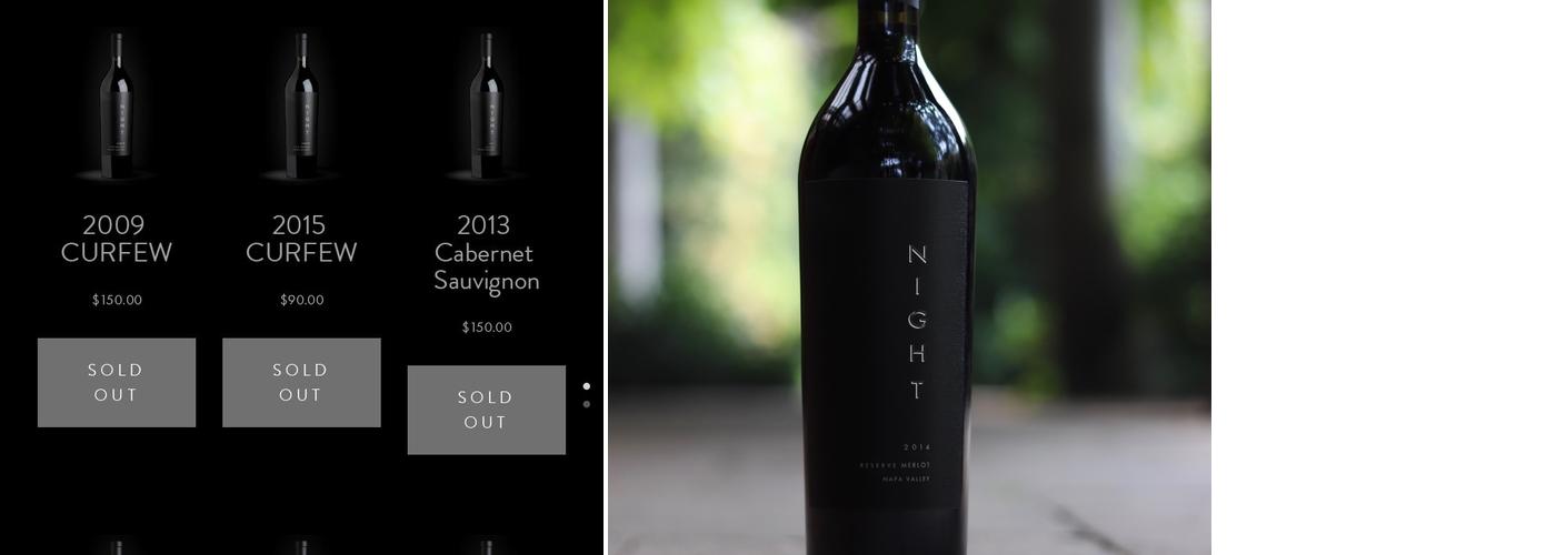 NIGHT Wines Menu