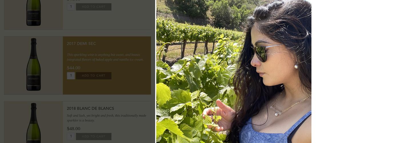 Riverbench Vineyard & Winery Menu