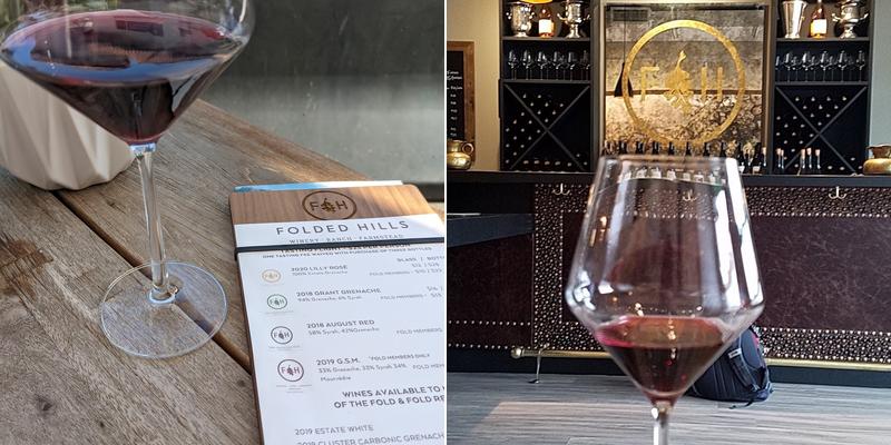 Folded Hills Montecito Tasting Room Menu