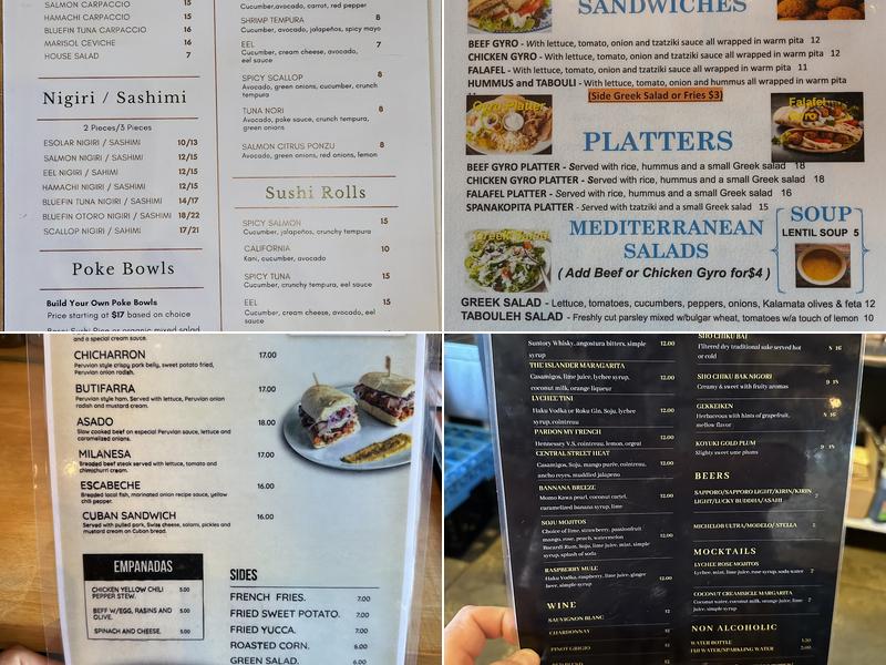 Edge Eatery Menu