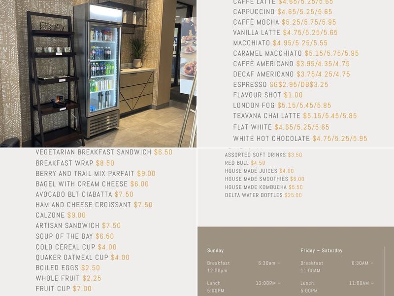 The Grind Coffee Bar Menu