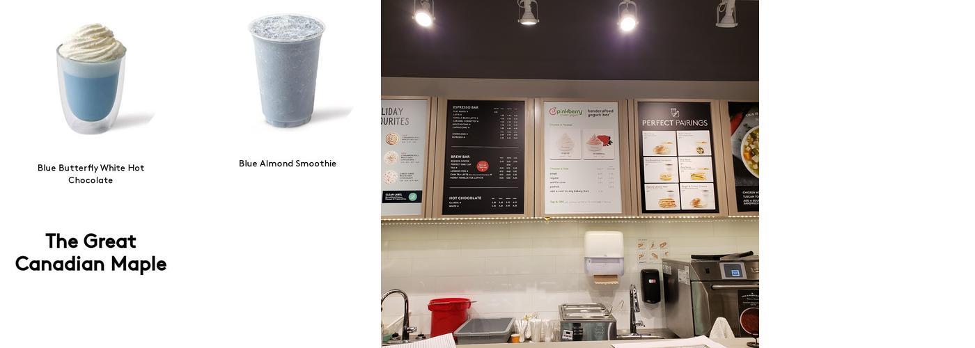Second Cup Café Menu