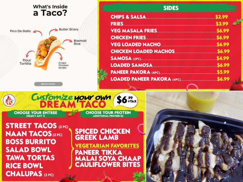 Taco Twist Yuba City Menu
