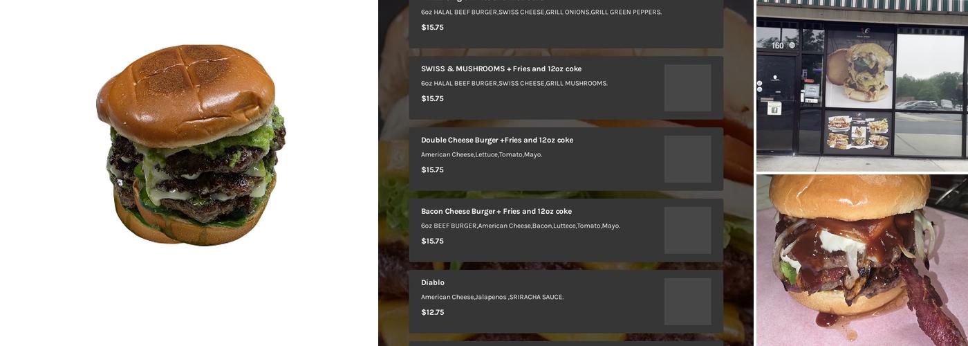 & Burger Menu