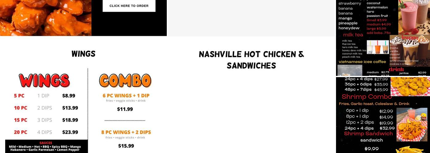 Buffalo Jack’s Menu