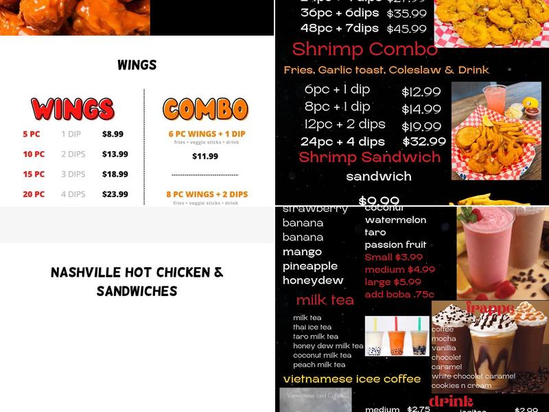 Buffalo Jack’s Menu