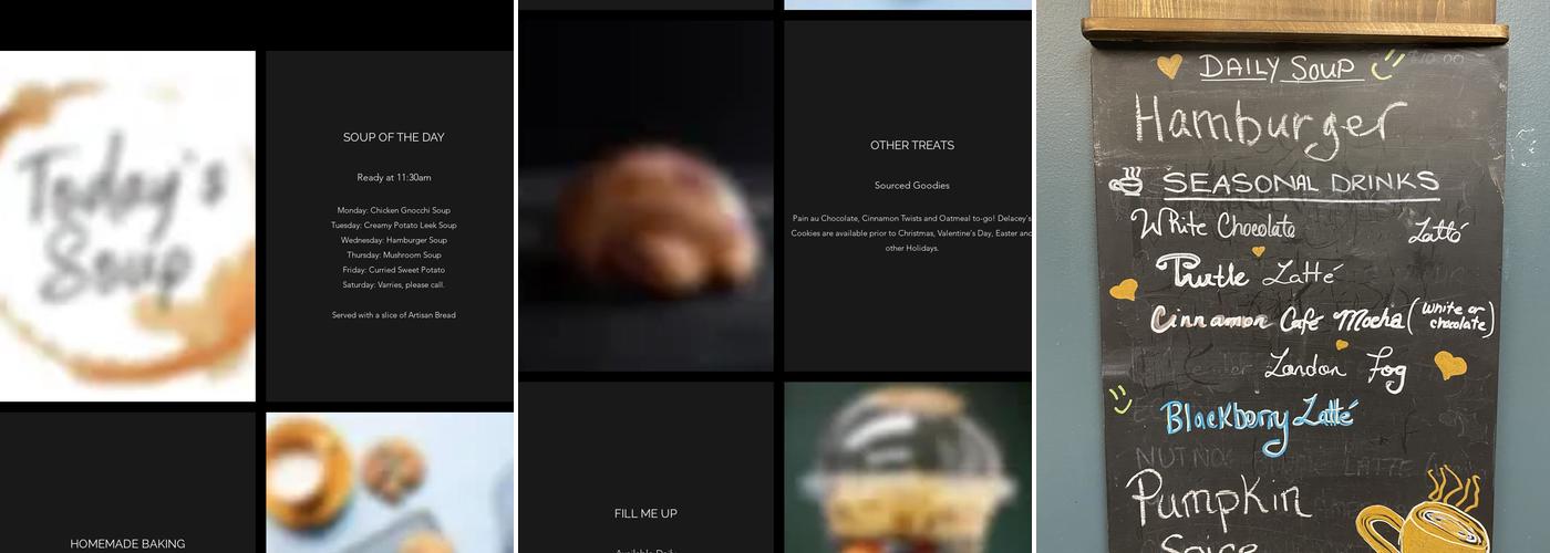 The Rustic Bean Menu