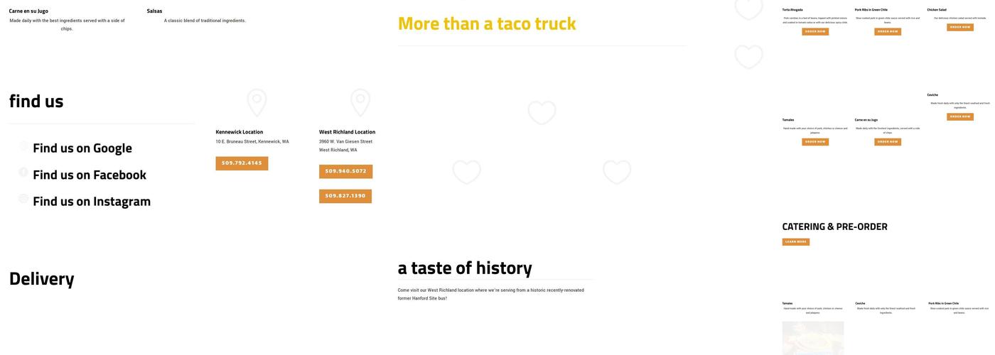 Guadalajara Style Menu