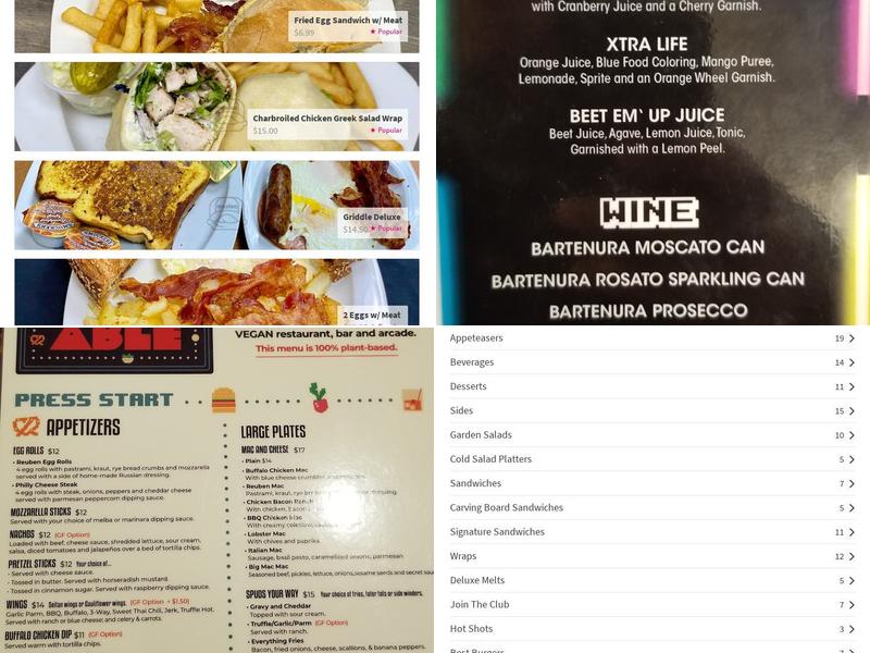 UnBEETABLE Menu