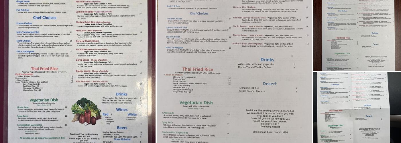 Lakeside Thai Kitchen Menu