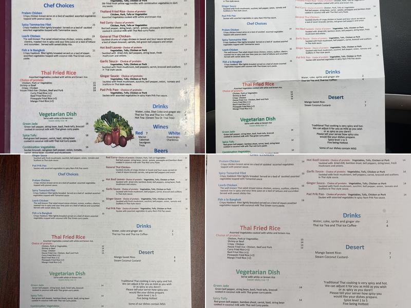 Lakeside Thai Kitchen Menu