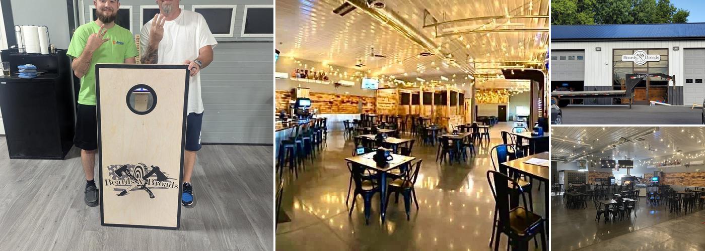 Beards & Broads Axe Throwing Bar and Grill