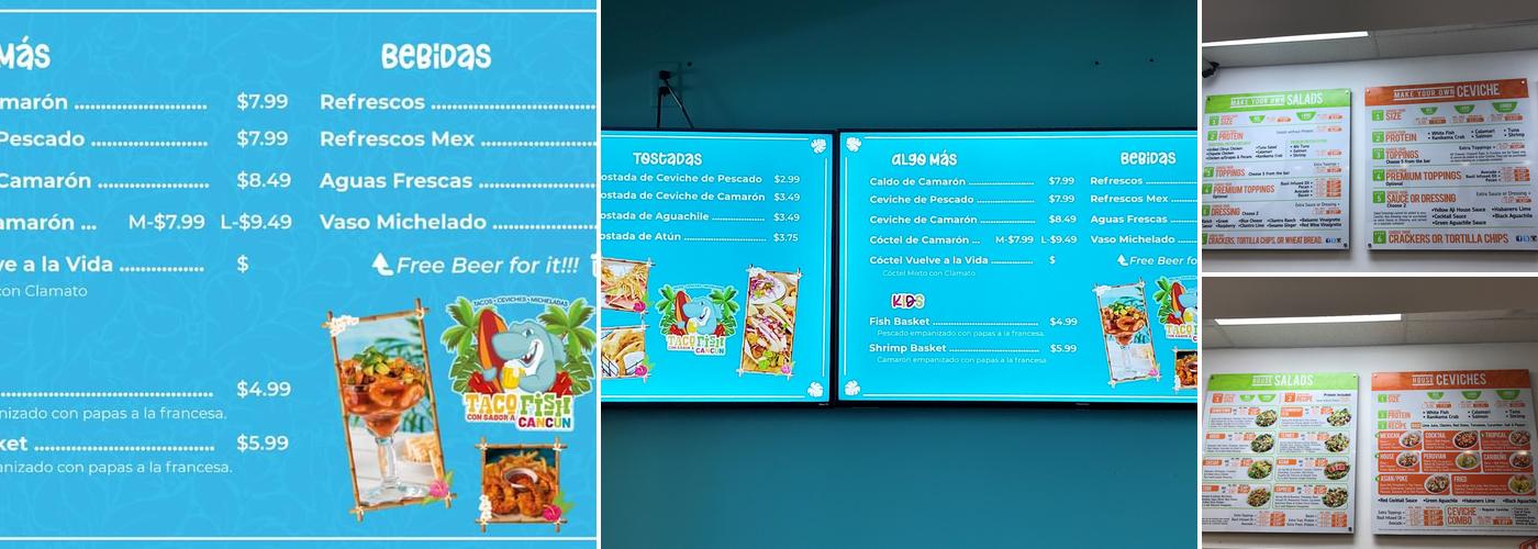 Taco Fish Menu