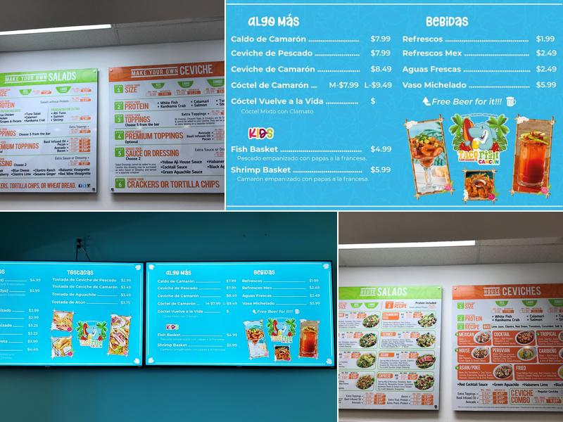 Taco Fish Menu