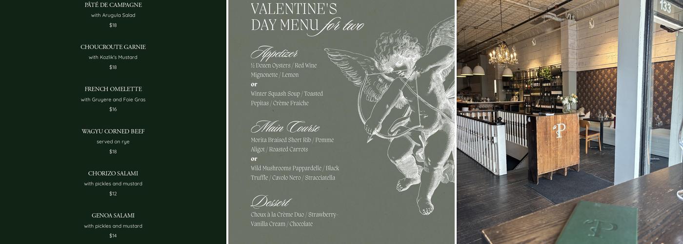 Provenance Wine Bar and Commissary Menu