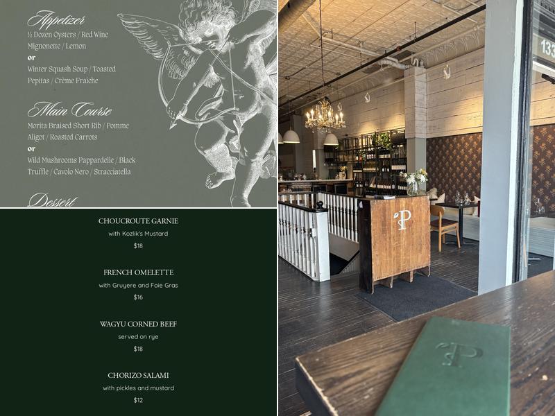 Provenance Wine Bar and Commissary Menu