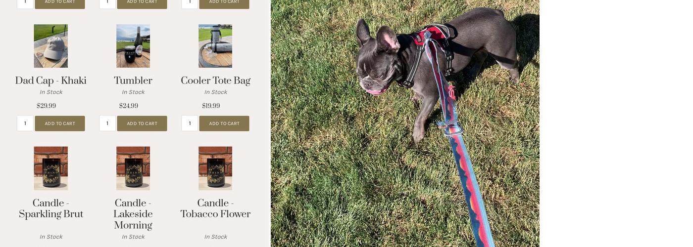 Frind Estate Winery Menu