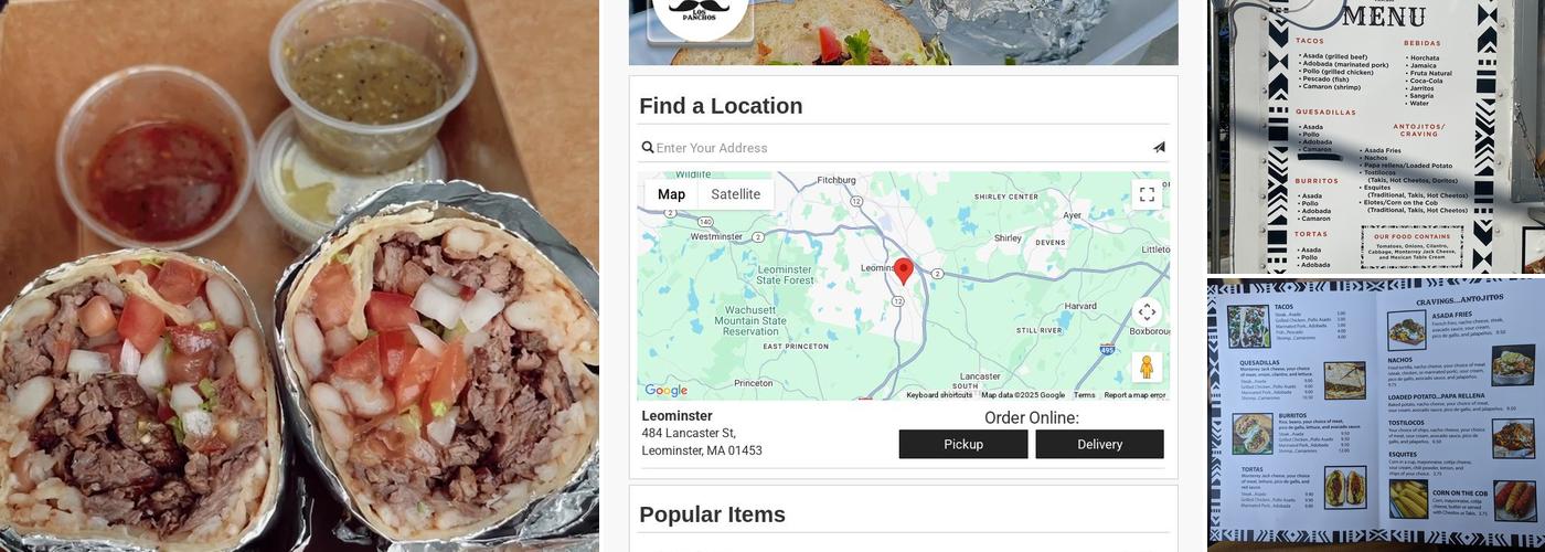 Tacos los Panchos Menu