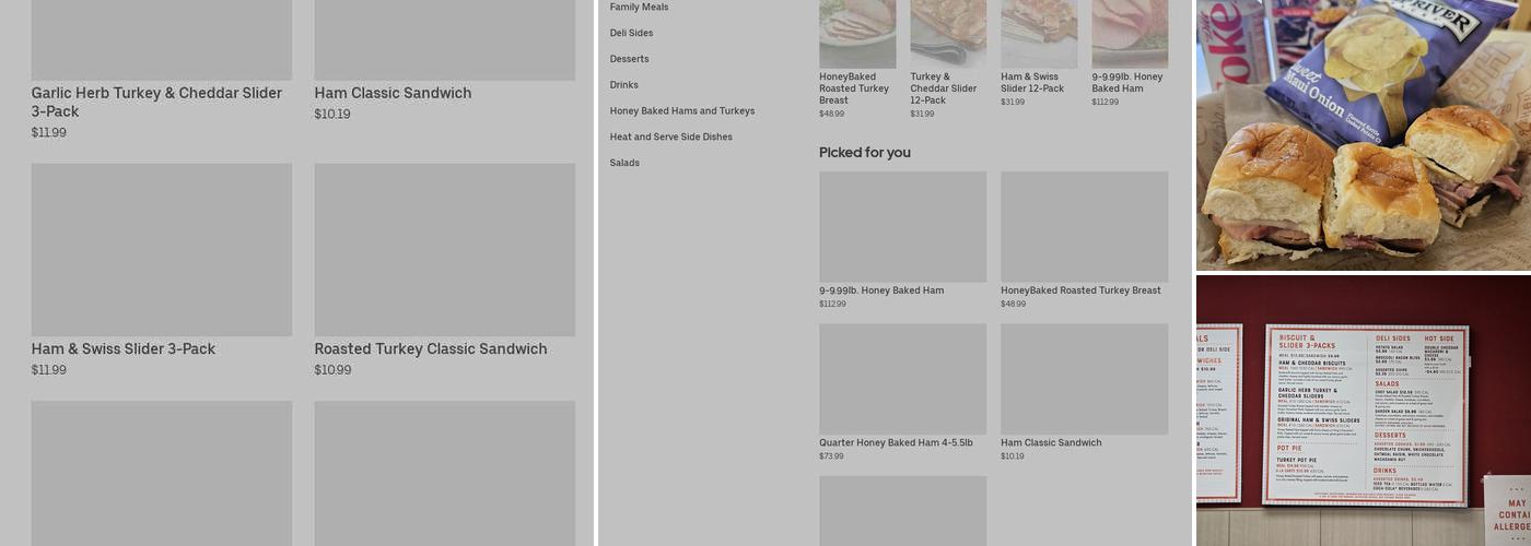 The Honey Baked Ham Company Menu