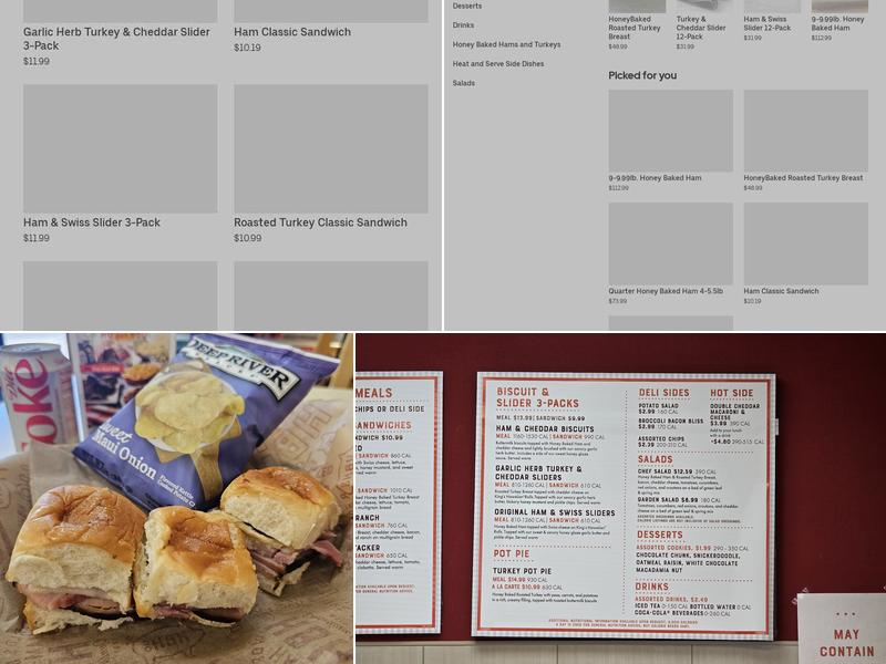 The Honey Baked Ham Company Menu