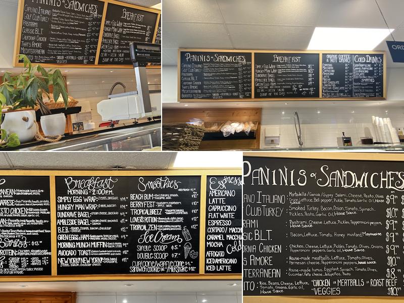 Capilano Market Menu