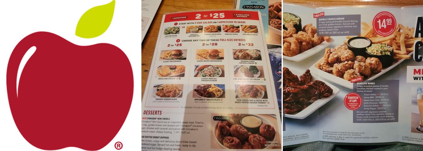 Applebee's Grill + Bar Menu