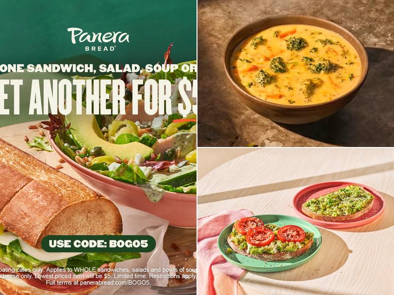 Panera Bread Menu