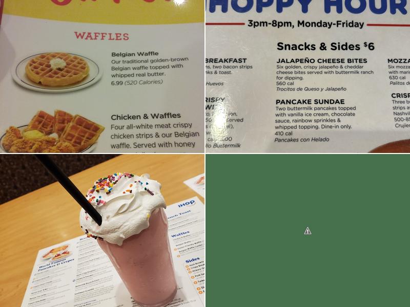 IHOP Menu