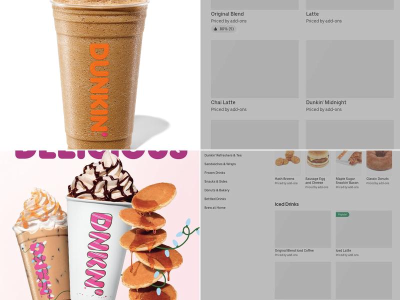 Dunkin' Menu