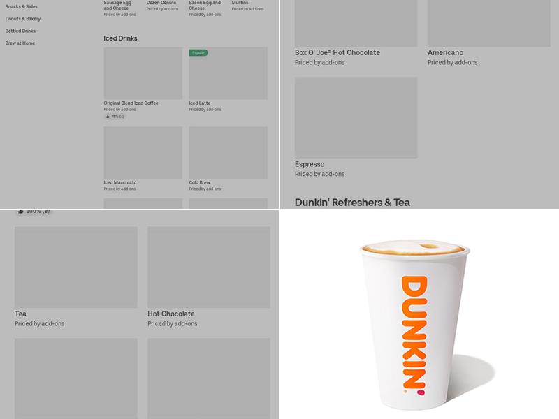 Dunkin' Menu