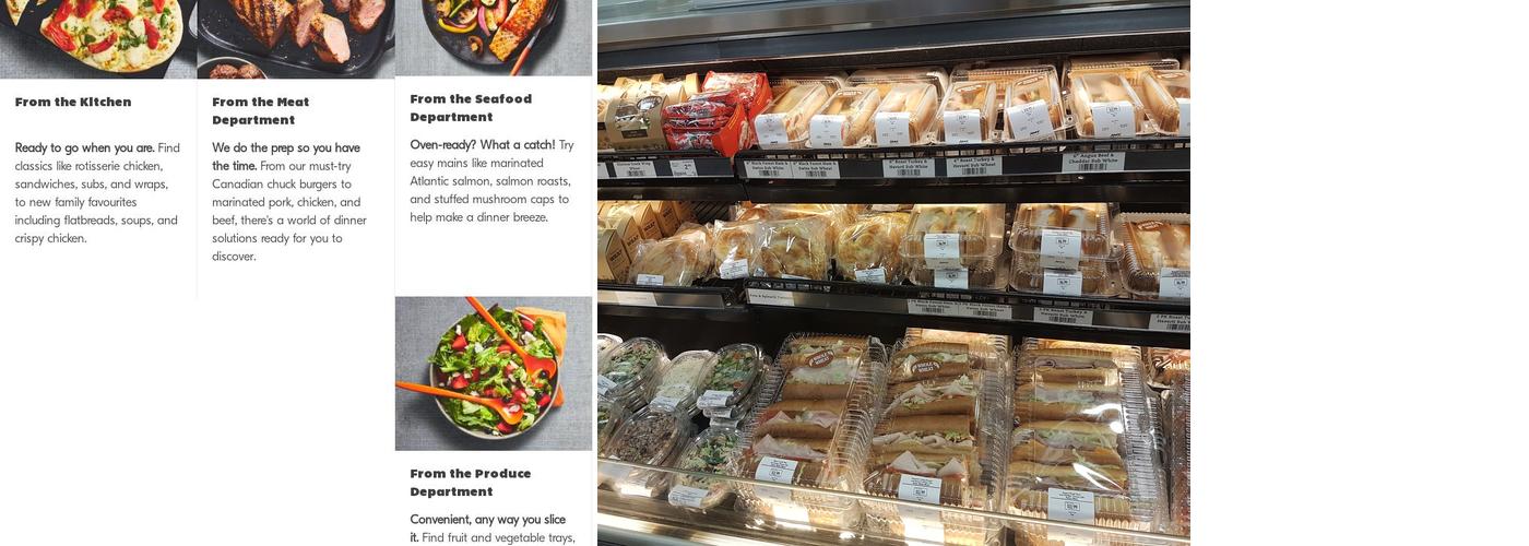 Sobeys Fischer-Hallman Menu