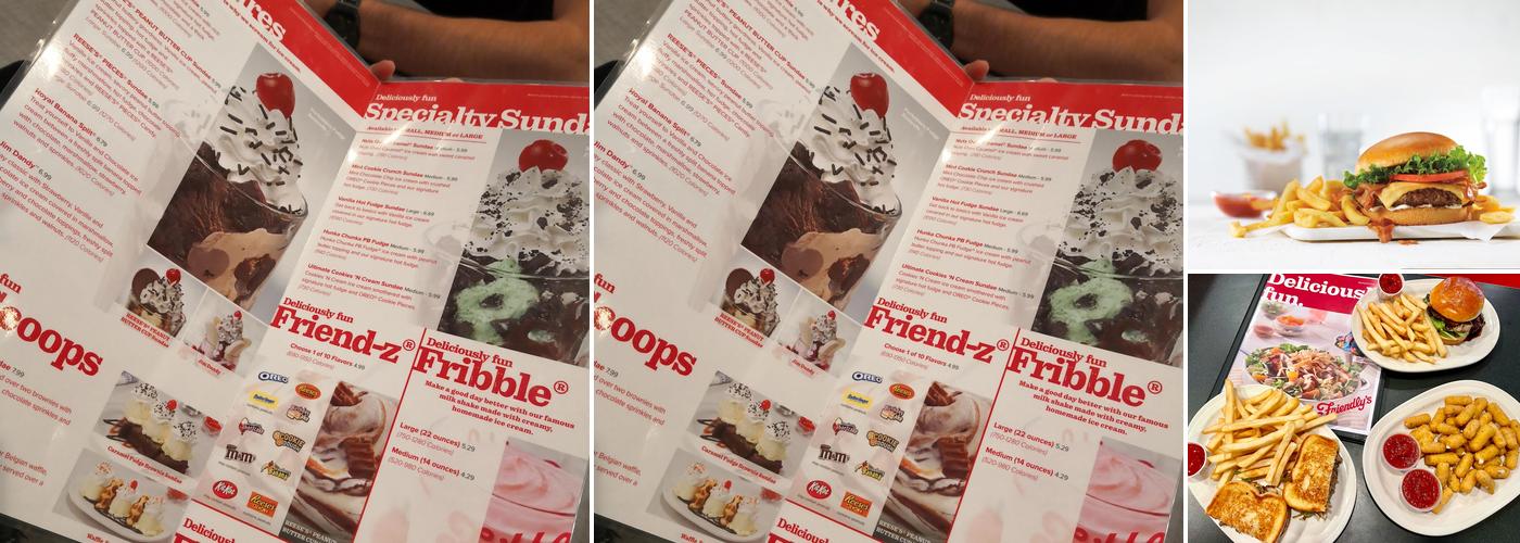 Friendly's Menu