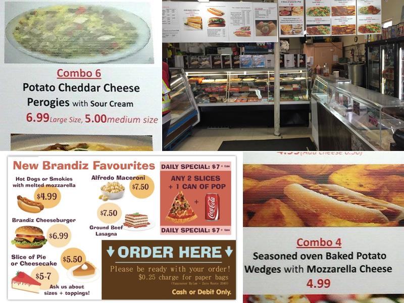 New Brandiz Fast Food Menu