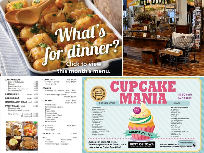 Best of Iowa Menu