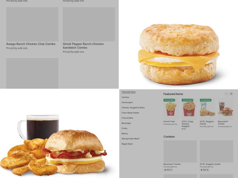 Wendy's Menu
