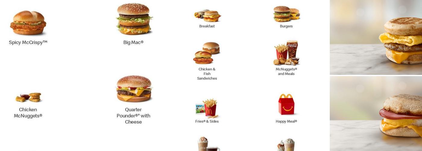 McDonald's Menu