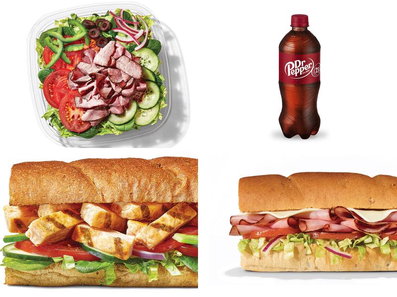 Subway Menu