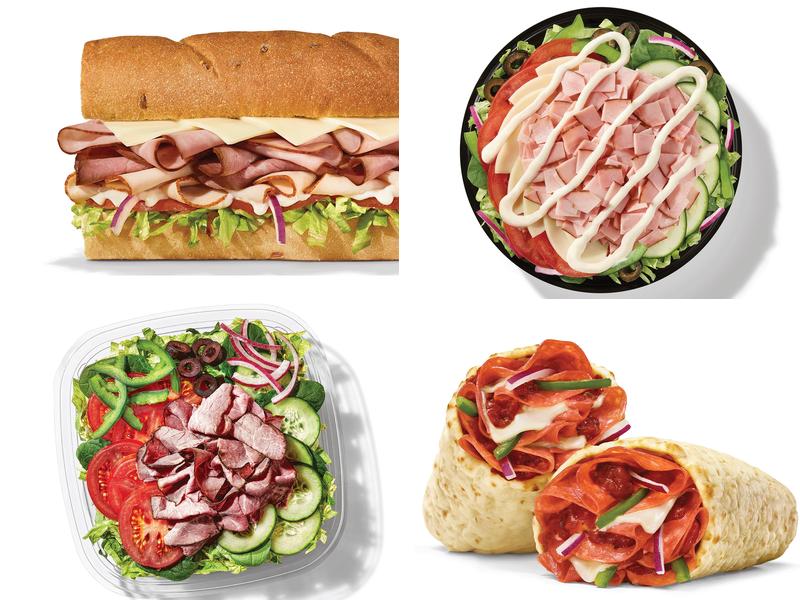 Subway Menu