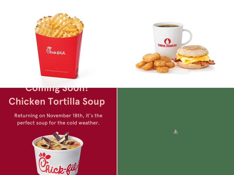 Chick-fil-A Menu