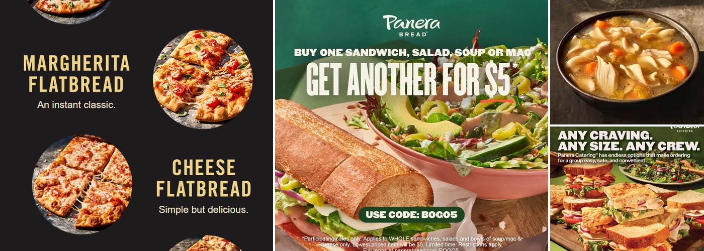 Panera Bread Menu